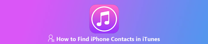 How to Find iPhone Contacts in iTunes