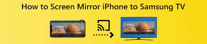 How to Screen Mirror iPhone to Samsung TV