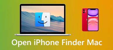 Open iPhone in Finder on Mac