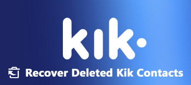 how to recover deleted Kik contacts