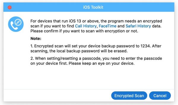 Encryption Scanning Mac