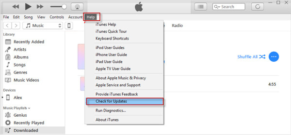 Update iTunes on Windows