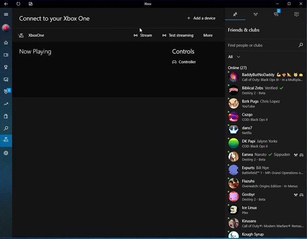 Connect Windows 10 to Xbox One