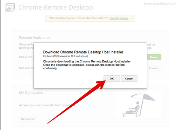 Chrome Remote Desktop Code