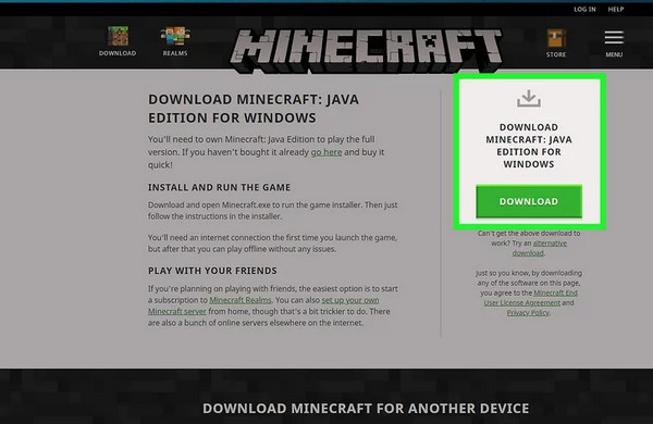 Download Minecraft