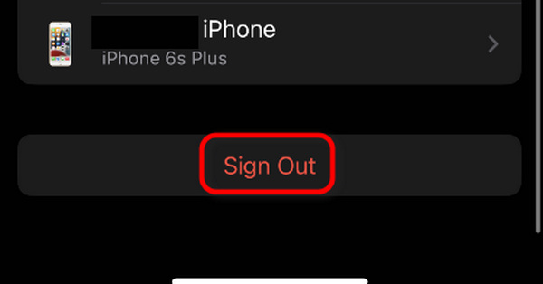 Sign Out Icloud Account