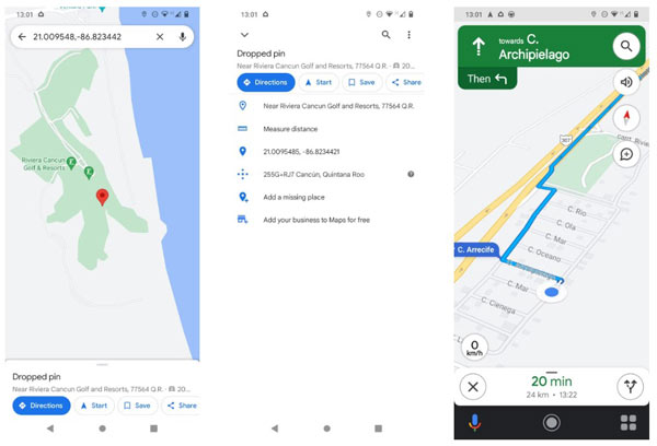 Pin Google Maps App