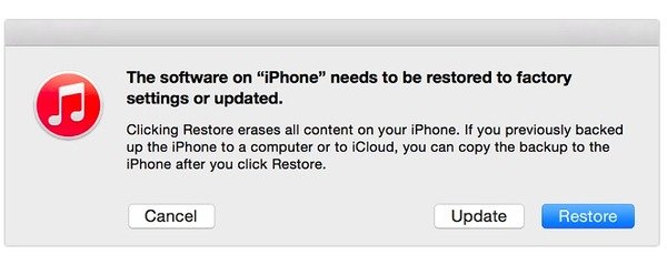 put iphone in recovery mode