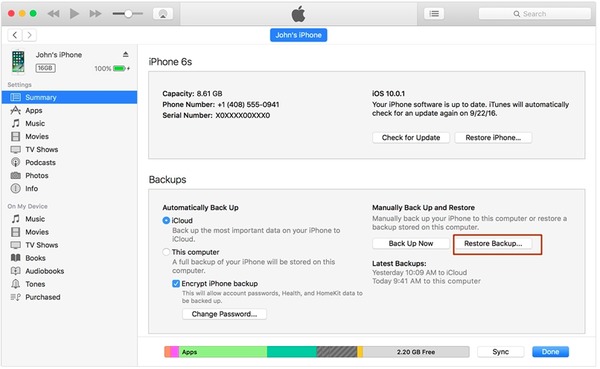 Reset a Locked iPad Using iTunes