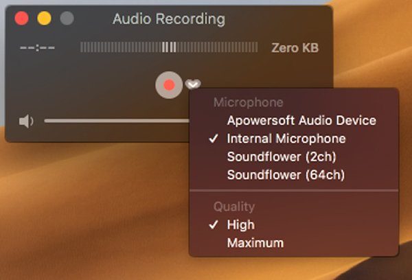 Select Soundflower Audio