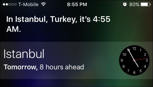 What is time Siri