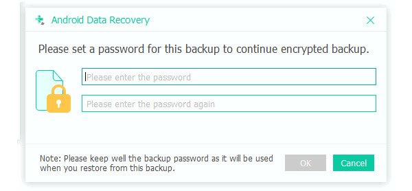 Encrypt Android Backup