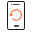 Icono de navegación de recuperación de datos de Android