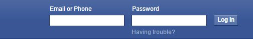 Facebookにログイン