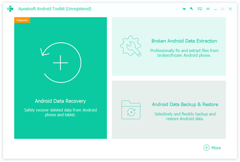 Apeaksoft Android Data Recovery screenshot