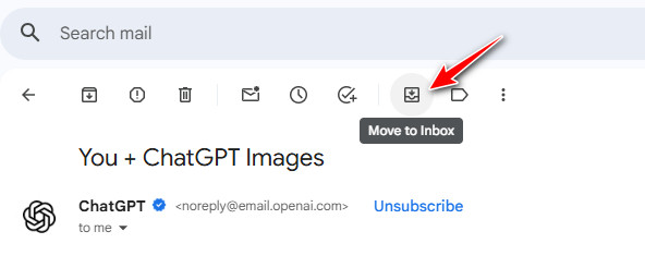 Μετακίνηση στα Εισερχόμενα για Επιφάνεια Εργασίας
