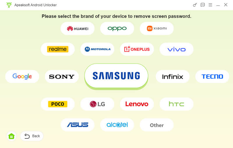 Remove Screen Password Brand