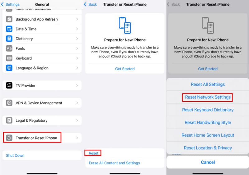 Reset Network Settings