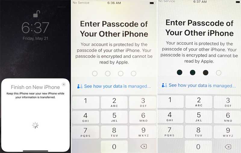 Voer toegangscode in