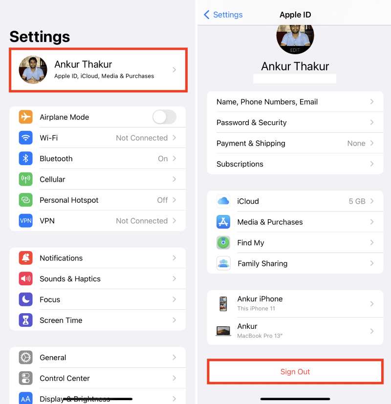 Ověření účtu Apple