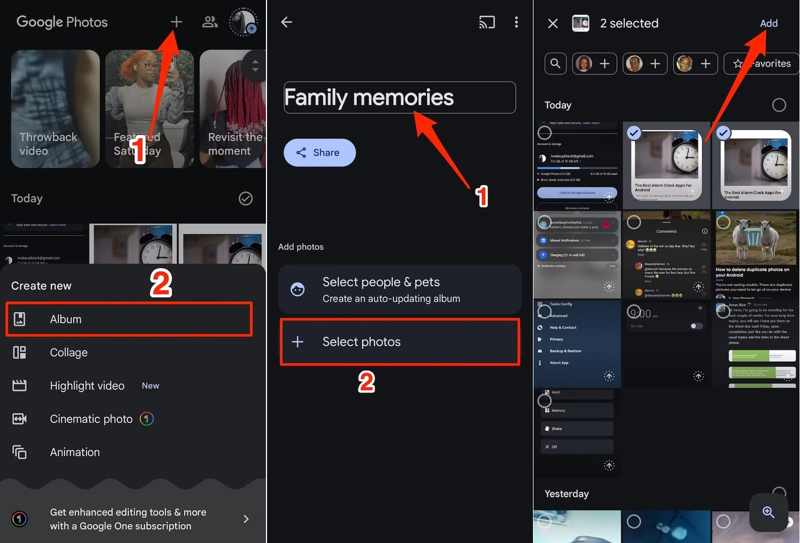 Google Fotos sikkerhedskopi