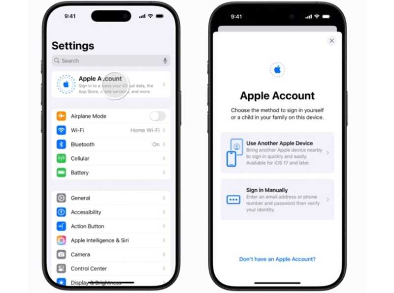 AppleIDでサインイン