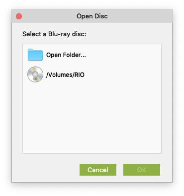 Åpne Disc for Mac
