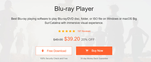 Page de téléchargement gratuit du lecteur Blu-ray