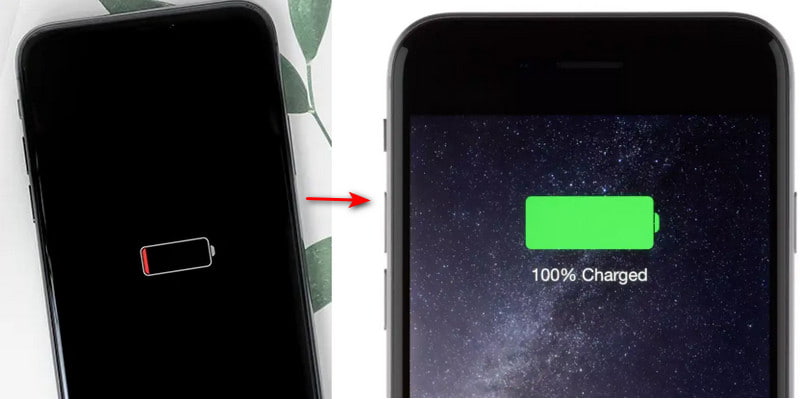 Décharger et charger l'iPhone