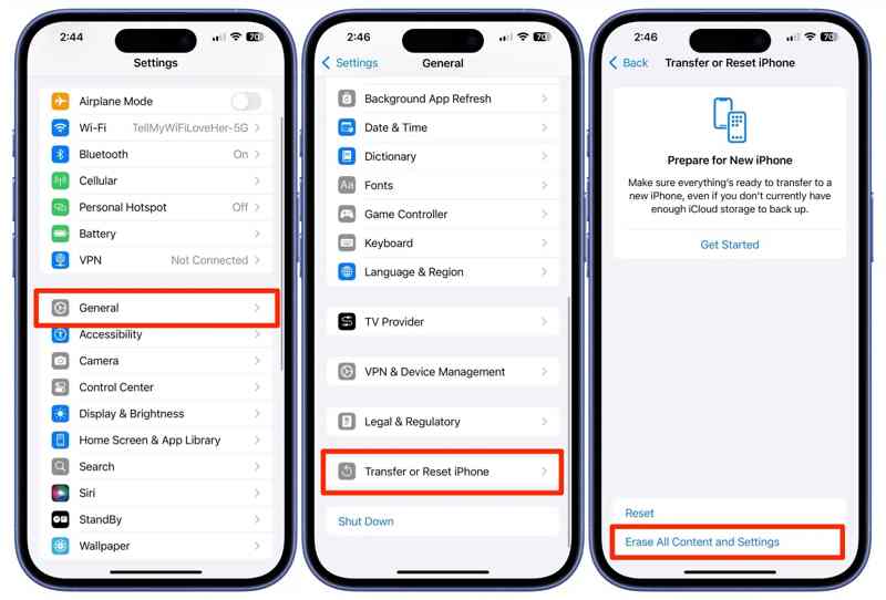 iPhone löschen, um es zu verkaufen