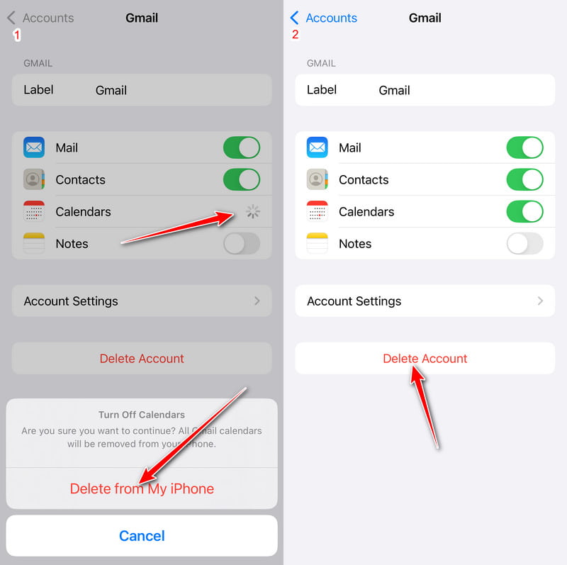 Delete Calendar From Iphone