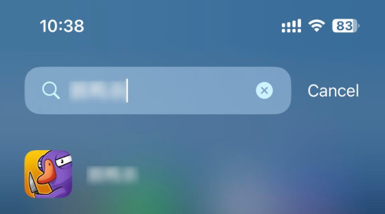 Search in The App-Library