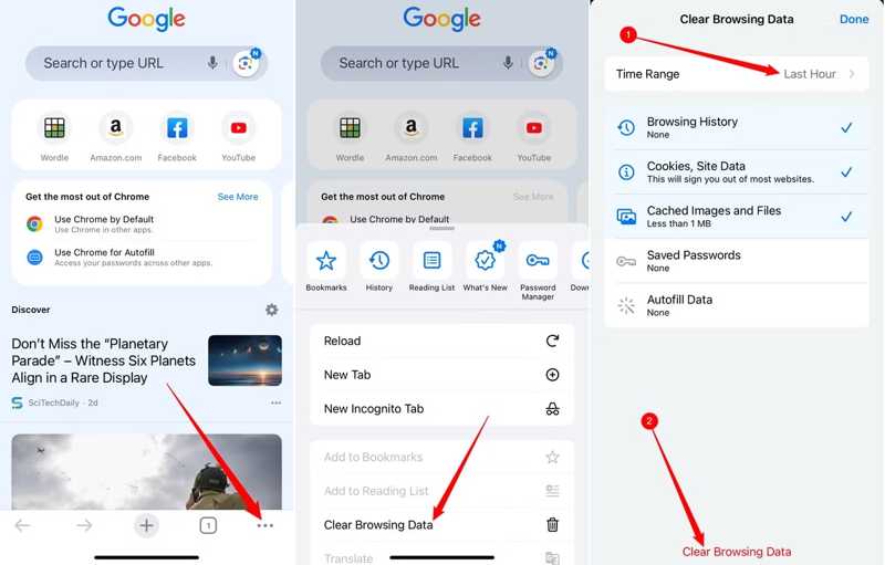 Chrome Browse History Mobile