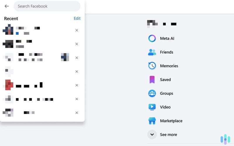 Delete Facebook History Desktop