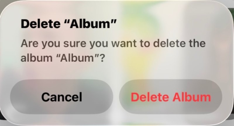 Delete Album Tips