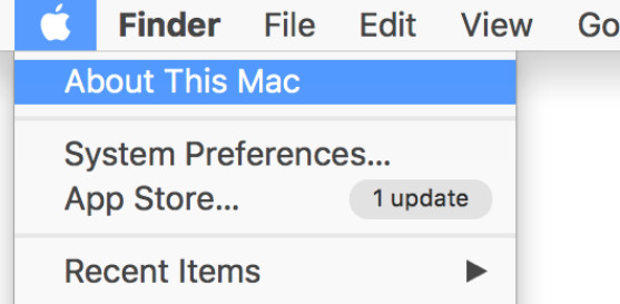 About This Mac