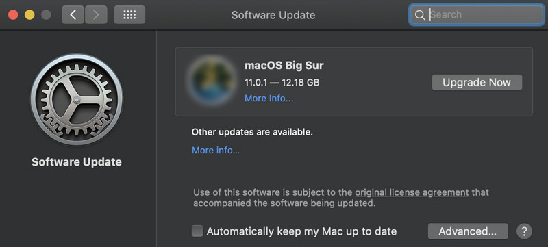 Update Macos