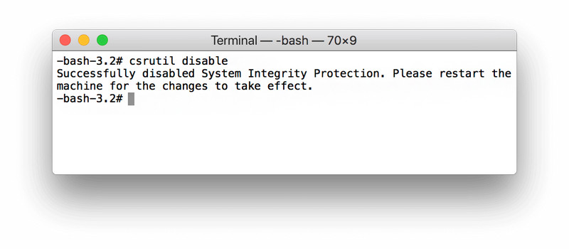 Csrutil Disable