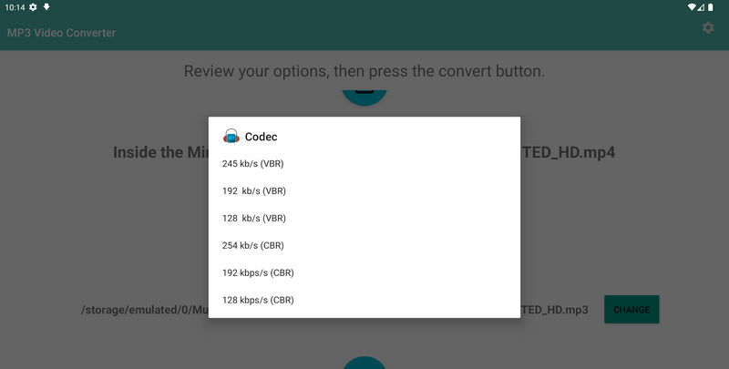 MP3-videokonverteringsapp