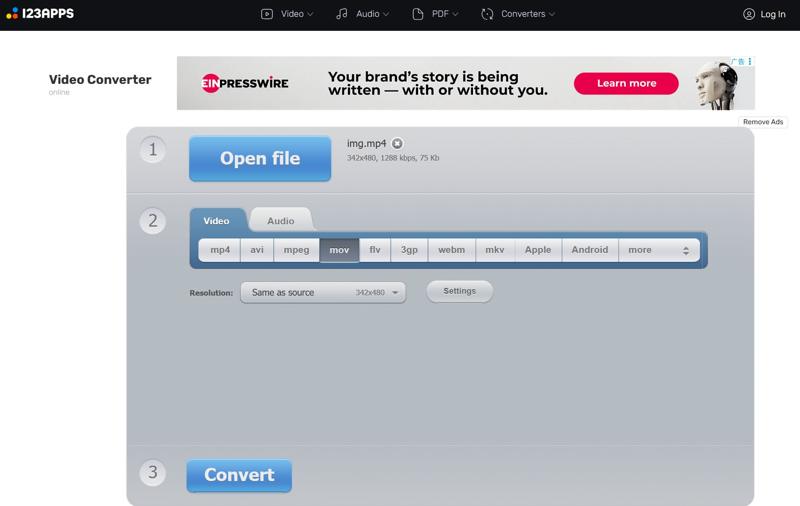 Convertisseur vidéo en ligne