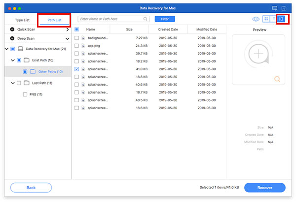 Encuentra los datos