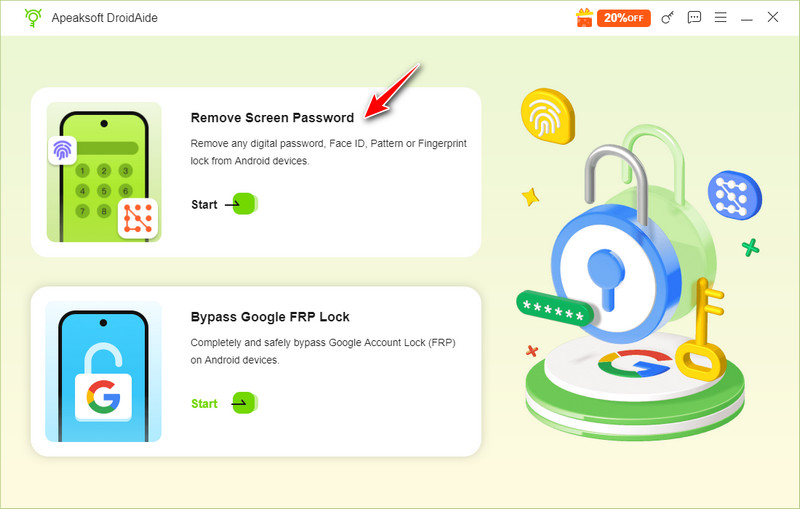 Remove Screen Password