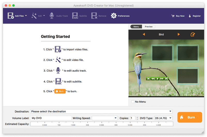 Apeaksoft DVD Creator for Mac 1.0.52 full