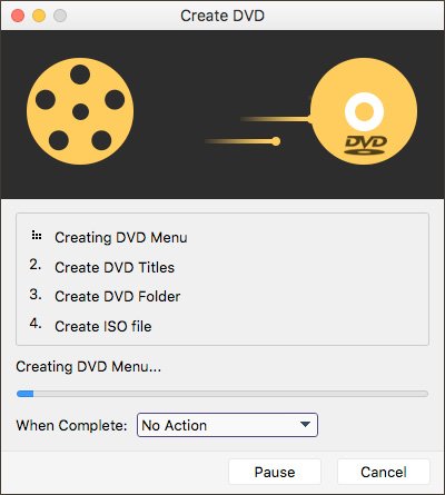 Masterizza imovie su dvd