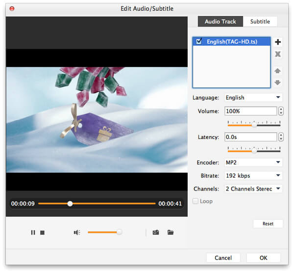 Editer piste audio sous-titre