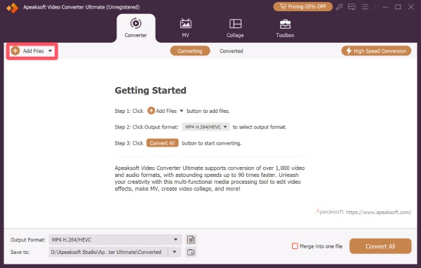 Hangjegyzet hozzáadása Apeaksoft