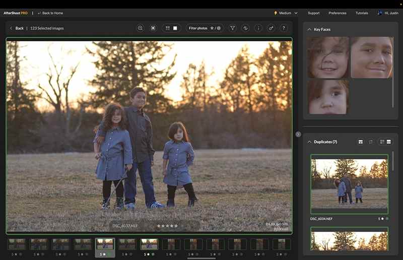 Éditeur de photos IA Aftershoot