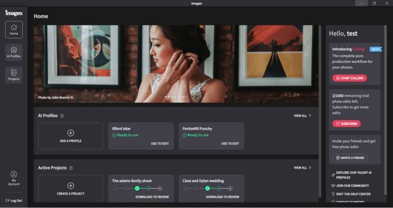 Éditeur de photos IA Imagen
