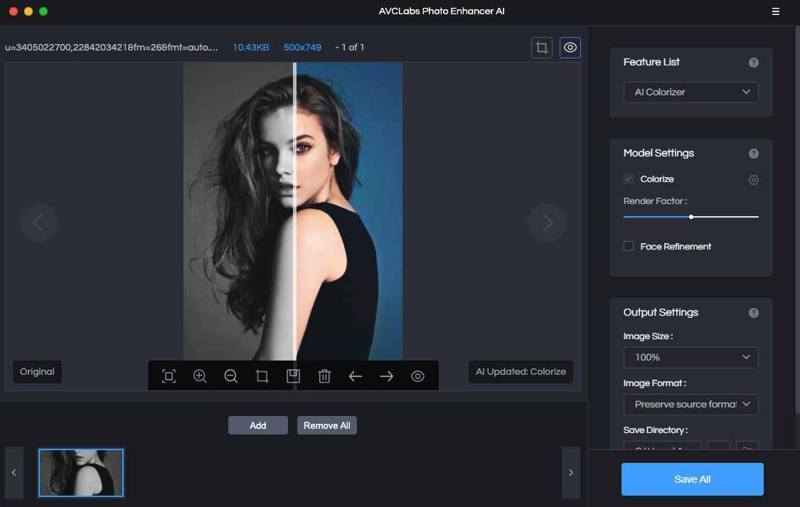 Avclabs Fotoverbesserungsprogramm