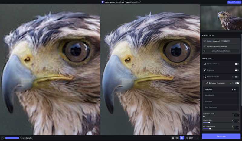 Topas der gehobenen Klasse